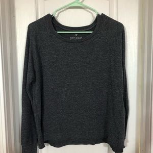 Soft and sexy gray long sleeve